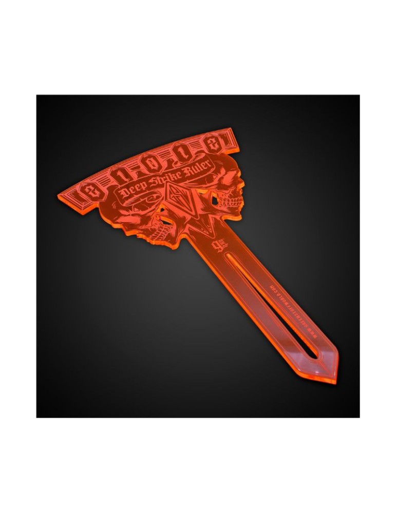 Regla Deep Strike 9 pulgadas - Fluor Naranja