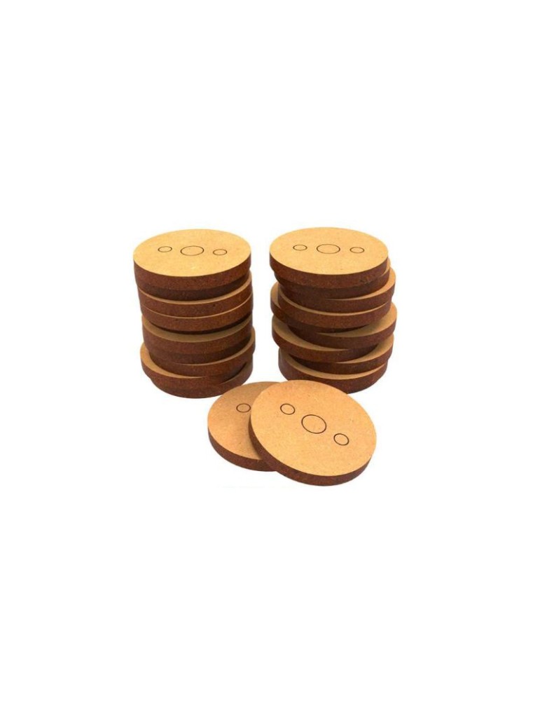 Peanas DM - Redondas 25 mm