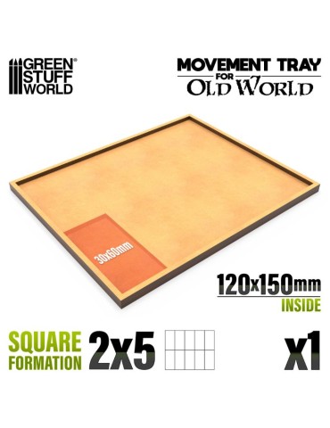 Bandejas de Movimiento DM Old World 120x150mm