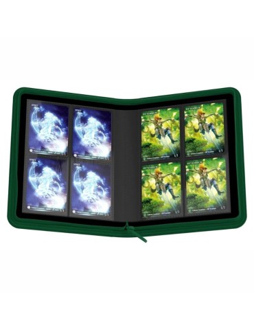 Zipfolio 160 8-Pocket Xenoskin - Green