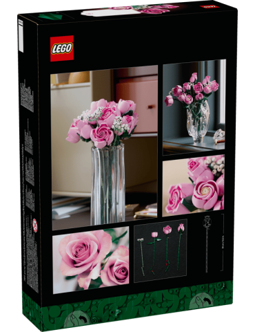 LEGO BOTANICAL - RAMO DE ROSAS ROSADAS