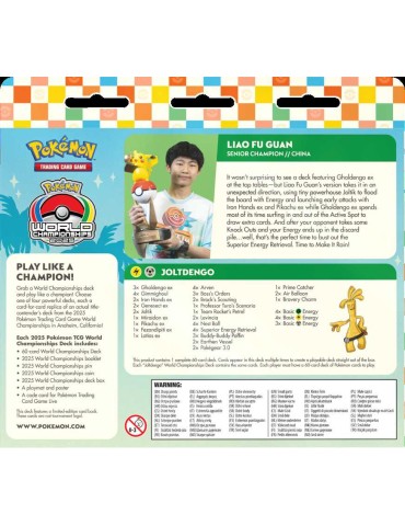 Pokémon World Championships Decks 2025 Anaheim - Liao Fu Guan - Joltdengo
