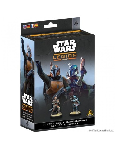 SW Legión: Customizable Mandalorian Leader&Hunter