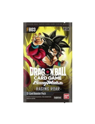 Dragon Ball Super Fusion World FB03 Raging Roar Sobre Inglés | TCG Bandai