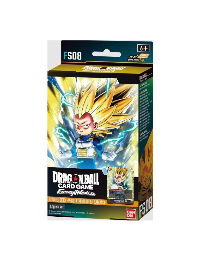 Dragon Ball Super Fusion World Starter Deck FS08 Vegeta Super Saiyan 3 Inglés
