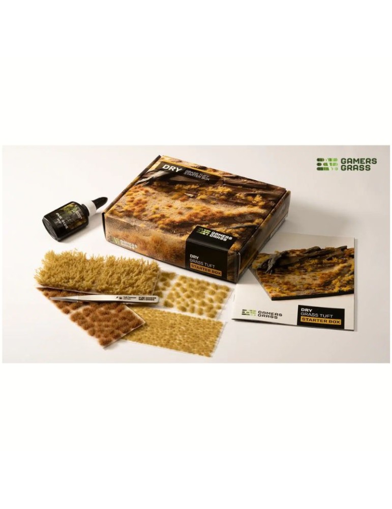 Gamers Grass Dry Grass Tuft Starter Box | Set de Césped para Miniaturas