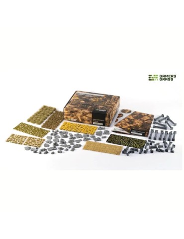 Mediterranean Temple Basing Box - Kit de Escenografía Mediterránea para Miniaturas y Dioramas
