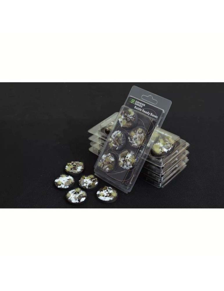 copy of Frost Lake - Round 25mm (x12) | Peanas Escénicas Heladas para Miniaturas