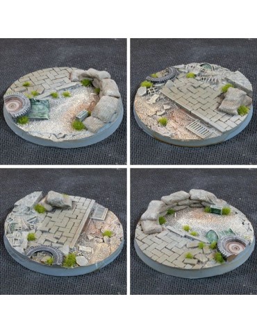 copy of Frost Lake - Round 25mm (x12) | Peanas Escénicas Heladas para Miniaturas