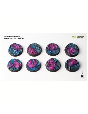 copy of Frost Lake - Round 25mm (x12) | Peanas Escénicas Heladas para Miniaturas