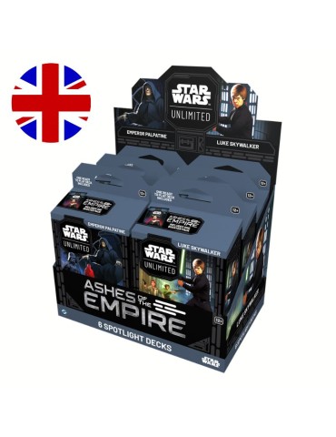 copy of Star Wars: Unlimited – Cenizas del Imperio | Mazos de Muestra (Pack de 6)