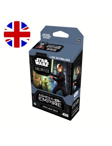 Star Wars: Unlimited: Ashes of the Empire Luke Skywalker Spotlight Deck (Inglés)