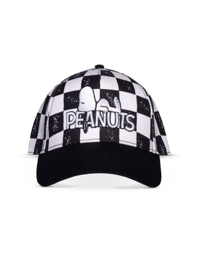 Peanuts Gorra Béisbol Checkerboard Logo