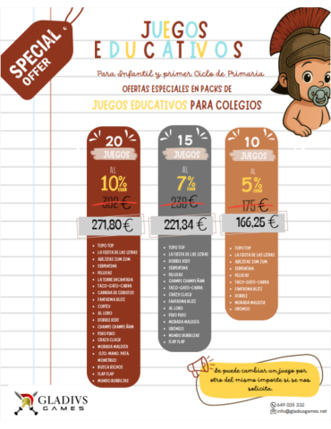 copy of PACK COLEGIOS - 20 JUEGOS EDUCATIVOS