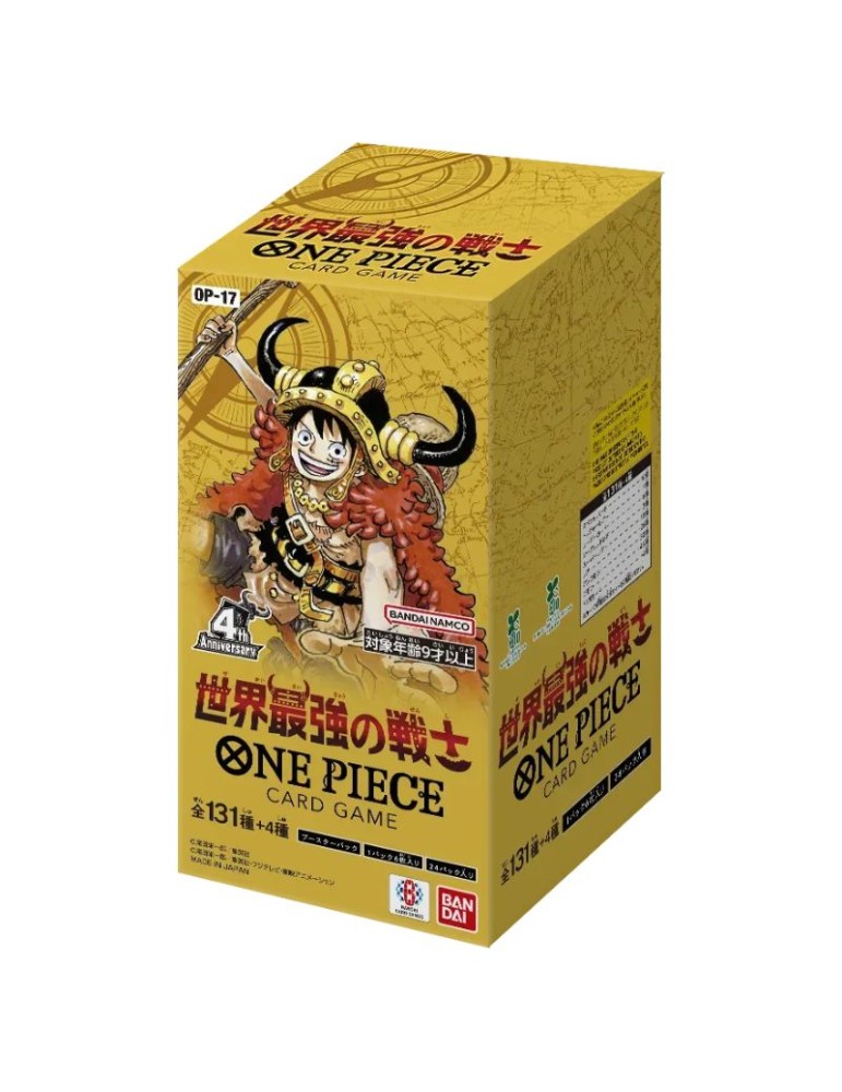 OP-17 The World’s Strongest Warriors Caja de Sobres - Japonés