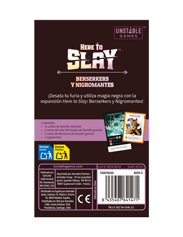 HERE TO SLAY: BERSEKERS Y NIGROMANTES