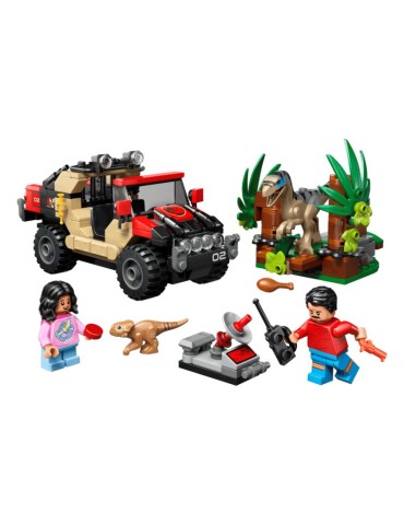 LEGO - Huida en Todoterreno y Raptor al Acecho
