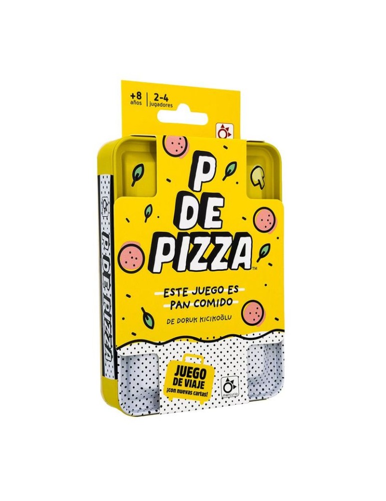 P DE PIZZA - LATA DE VIAJE