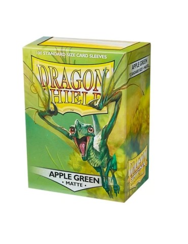 Dragon Shield: Fundas Standard Matte Verde Manzana (100 U)
