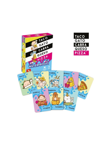 TACO, GATO, CABRA, QUESO, PIZZA WATERPROOF